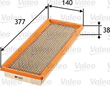 Valeo 585310 - Filter za zrak www.molydon.hr