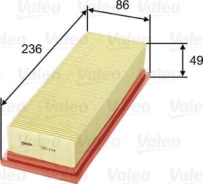 Valeo 585254 - Filter za zrak www.molydon.hr