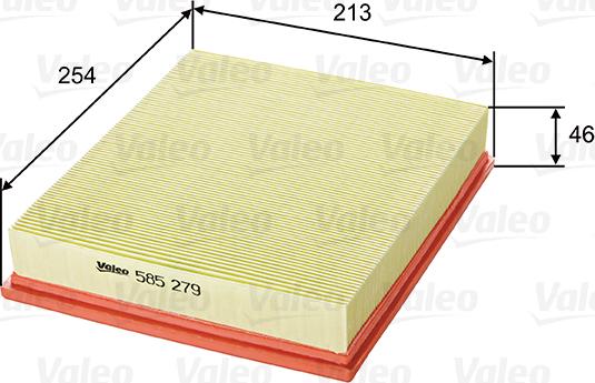 Valeo 585279 - Filter za zrak www.molydon.hr