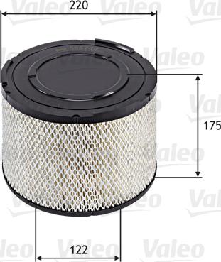 Valeo 585744 - Filter za zrak www.molydon.hr