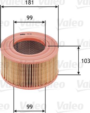 Valeo 585708 - Filter za zrak www.molydon.hr