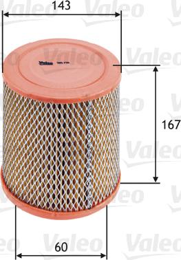 Valeo 585726 - Filter za zrak www.molydon.hr