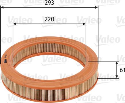 Valeo 585727 - Filter za zrak www.molydon.hr