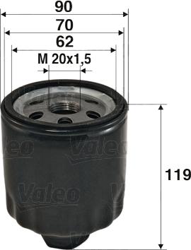 Valeo 586020 - Filter za ulje www.molydon.hr