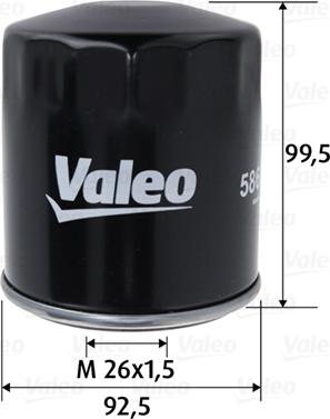 Valeo 586152 - Filter za ulje www.molydon.hr