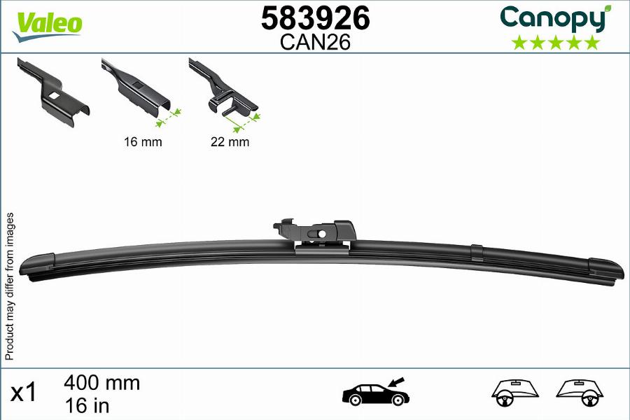 Valeo 583926 - Metlica brisača www.molydon.hr