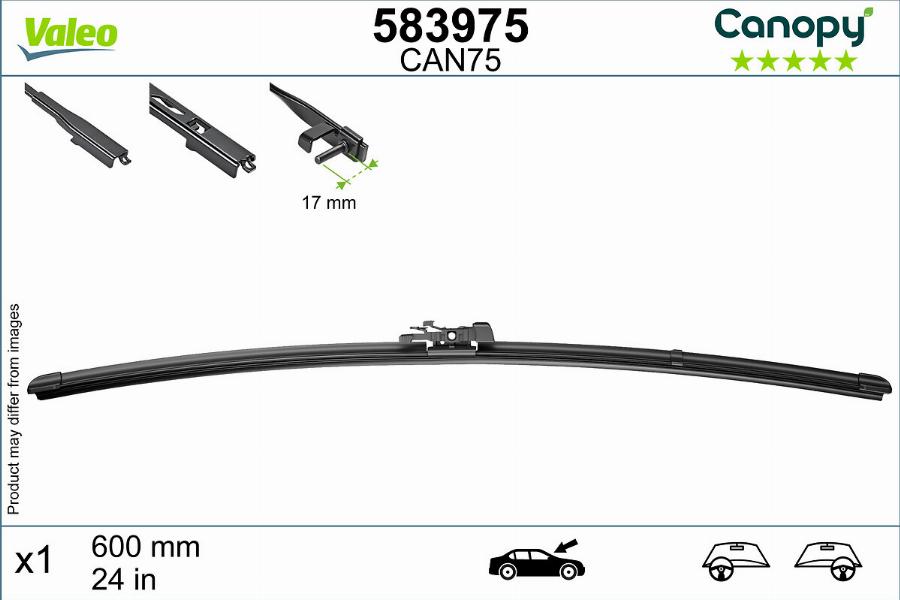 Valeo 583975 - Metlica brisača www.molydon.hr