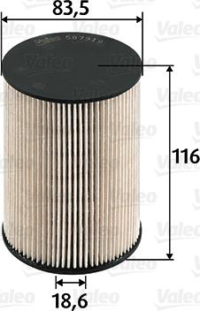 Valeo 587919 - Filter za gorivo www.molydon.hr