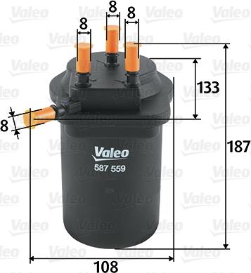 Valeo 587559 - Filter za gorivo www.molydon.hr