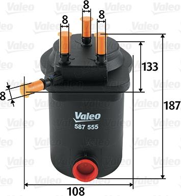 Valeo 587555 - Filter za gorivo www.molydon.hr