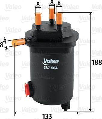 Valeo 587504 - Filter za gorivo www.molydon.hr