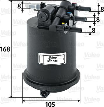 Valeo 587530 - Filter za gorivo www.molydon.hr