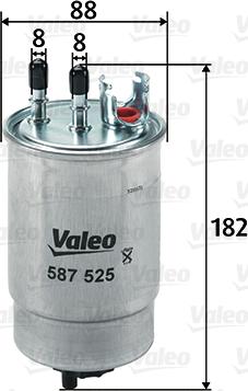 Valeo 587525 - Filter za gorivo www.molydon.hr