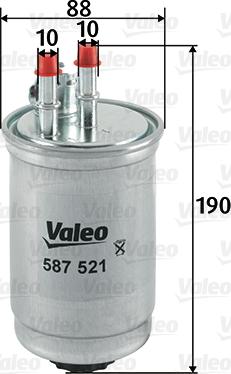 Valeo 587521 - Filter za gorivo www.molydon.hr