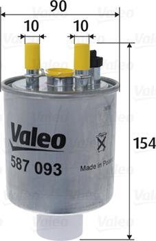 Valeo 587093 - Filter za gorivo www.molydon.hr