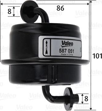 Valeo 587051 - Filter za gorivo www.molydon.hr