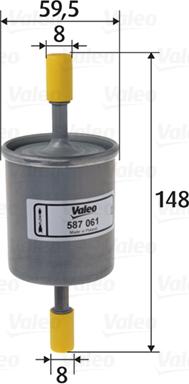 Valeo 587061 - Filter za gorivo www.molydon.hr