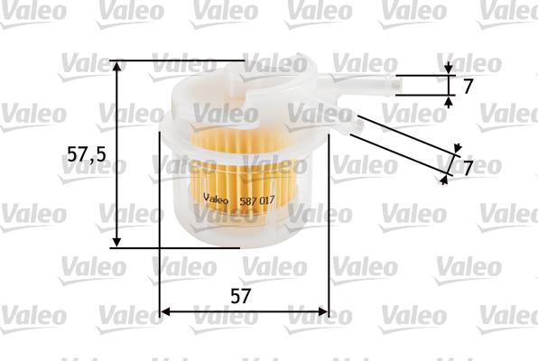 Valeo 587017 - Filter za gorivo www.molydon.hr