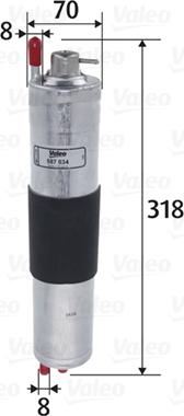 Valeo 587034 - Filter za gorivo www.molydon.hr