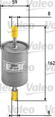 Valeo 587028 - Filter za ulje www.molydon.hr