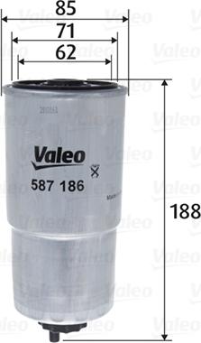 Valeo 587186 - Filter za gorivo www.molydon.hr