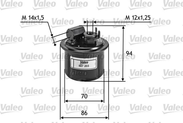 Valeo 587203 - Filter za gorivo www.molydon.hr