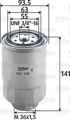 Valeo 587709 - Filter za gorivo www.molydon.hr