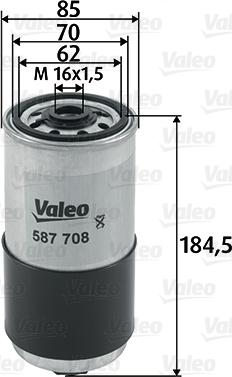 Valeo 587708 - Filter za gorivo www.molydon.hr