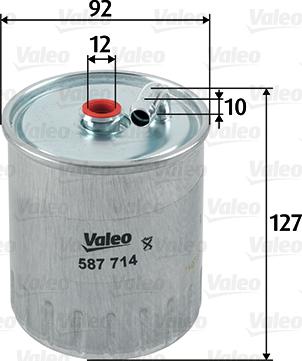 Valeo 587714 - Filter za gorivo www.molydon.hr