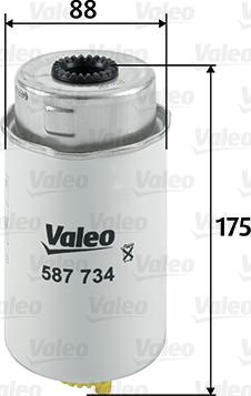 Valeo 587734 - Filter za gorivo www.molydon.hr