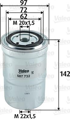 Valeo 587732 - Filter za gorivo www.molydon.hr