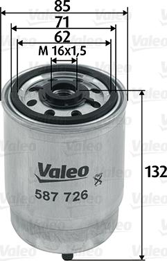 Valeo 587726 - Filter za gorivo www.molydon.hr