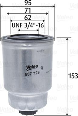 Valeo 587728 - Filter za gorivo www.molydon.hr