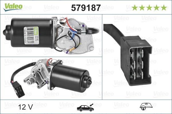 Valeo 579187 - Motor brisača www.molydon.hr