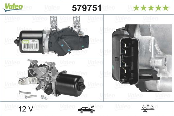 Valeo 579751 - Motor brisača www.molydon.hr