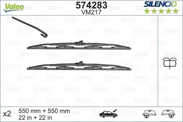 Valeo 574283 - Metlica brisača www.molydon.hr