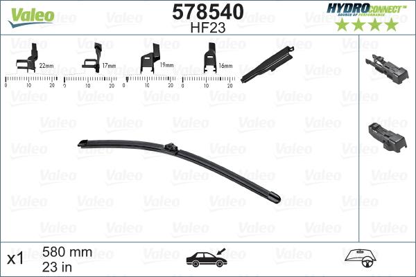 Valeo 578540 - Metlica brisača www.molydon.hr