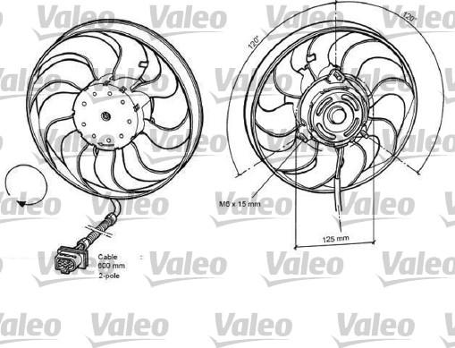 Valeo 696048 - Ventilator, hladjenje motora www.molydon.hr