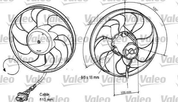Valeo 696042 - Ventilator, hladjenje motora www.molydon.hr