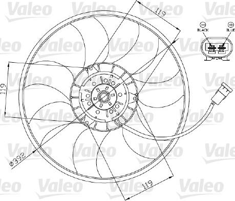 Valeo 696013 - Ventilator, hladjenje motora www.molydon.hr