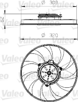 Valeo 696024 - Ventilator, hladjenje motora www.molydon.hr