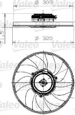 Valeo 696027 - Ventilator, hladjenje motora www.molydon.hr