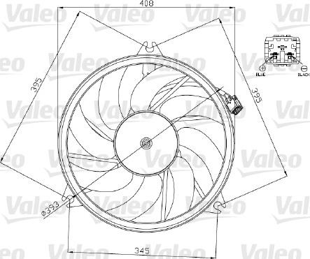 Valeo 696071 - Ventilator, hladjenje motora www.molydon.hr