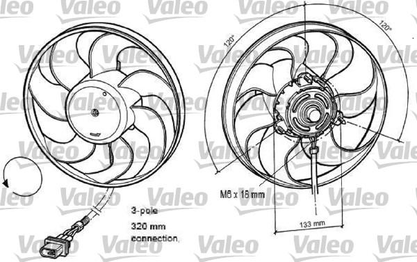 Valeo 696078 - Ventilator, hladjenje motora www.molydon.hr