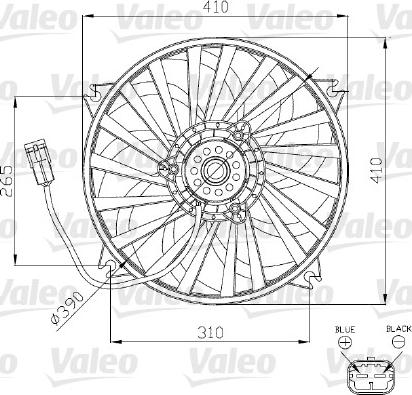 Valeo 696140 - Ventilator, hladjenje motora www.molydon.hr