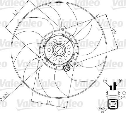 Valeo 696189 - Ventilator, hladjenje motora www.molydon.hr