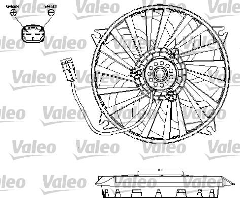 Valeo 696132 - Ventilator, hladjenje motora www.molydon.hr