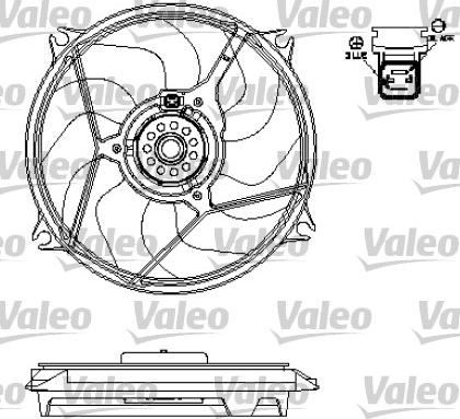 Valeo 696137 - Ventilator, hladjenje motora www.molydon.hr