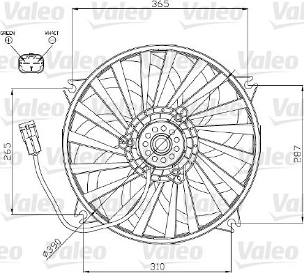 Valeo 696177 - Ventilator, hladjenje motora www.molydon.hr