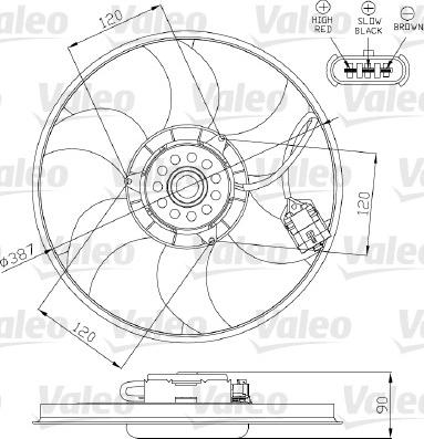 Valeo 696284 - Ventilator, hladjenje motora www.molydon.hr